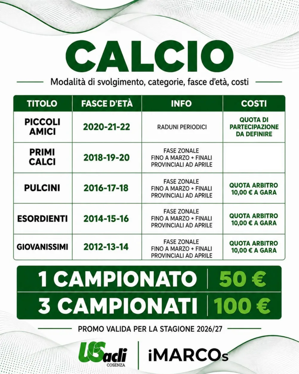 Depliant Soccer Under League, pagina 5