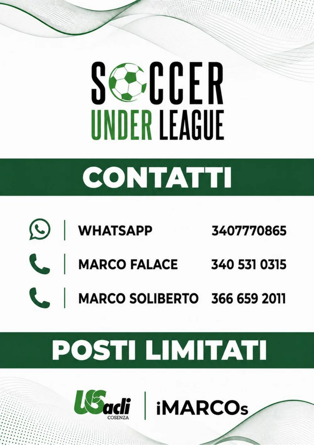 Depliant Soccer Under League, pagina 8